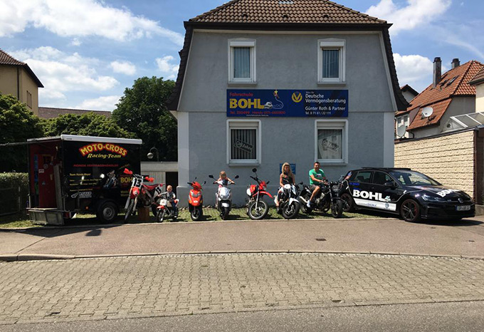 Fahrschule Bohl, der komplette Fuhrpark